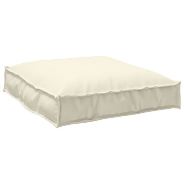 vidaXL Μαξιλάρι Παλέτας για Καθιστικό Κρεμ 70x70x12cm από Oxford Ύφασμα