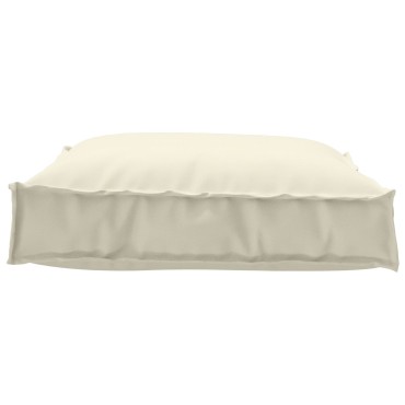 vidaXL Μαξιλάρι Παλέτας για Καθιστικό Κρεμ 70x70x12cm από Oxford Ύφασμα