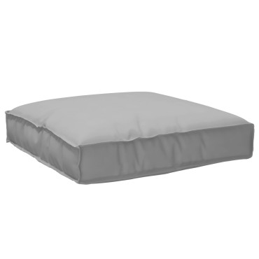 vidaXL Μαξιλάρι Παλέτας για Καθίσμα Γκρι 80x80x12cm Υφασμάτινο