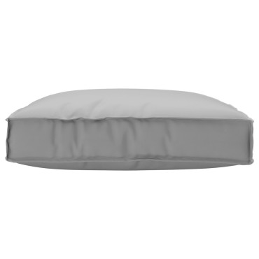 vidaXL Μαξιλάρι Παλέτας για Καθίσμα Γκρι 80x80x12cm Υφασμάτινο