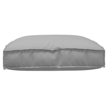 vidaXL Μαξιλάρι Παλέτας για Καθίσμα Γκρι 80x80x12cm Υφασμάτινο