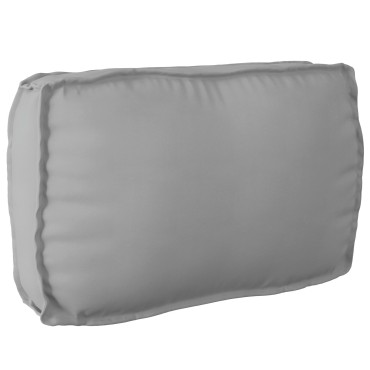 vidaXL Μαξιλάρι Παλέτας για Πλάτη Γκρι 70x40x12cm Υφασμένο από Oxford