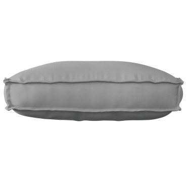 vidaXL Μαξιλάρι Παλέτας για Πλάτη Γκρι 70x40x12cm Υφασμένο από Oxford