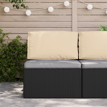 vidaXL Μαξιλάρια Μπεζ Πολυεστέρας 70x12x40cm Ανθεκτικά στα νερά