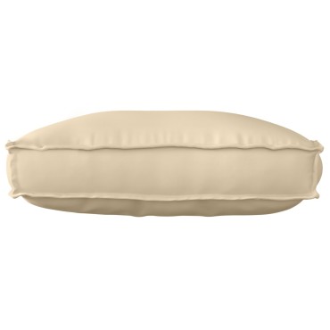 vidaXL Μαξιλάρια Μπεζ Πολυεστέρας 70x12x40cm Ανθεκτικά στα νερά