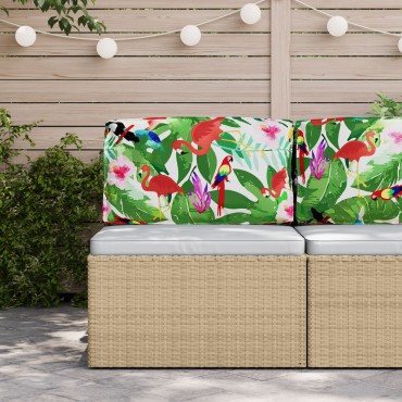 vidaXL Μαξιλάρια Πολύχρωμο Πολυεστέρας 80x12x40cm