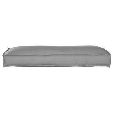 vidaXL Μαξιλάρι Παλέτας για Πλάτη Γκρι 120x40x12cm Υφασμάτινο