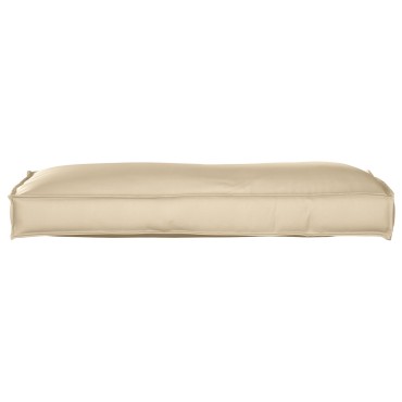 vidaXL Μαξιλάρι Πλάτης Μπεζ 120x40x12cm Ύφασμα Oxford