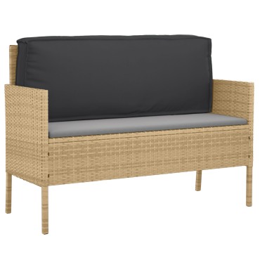 vidaXL Μαξιλάρι Πλάτης Μαύρο 120x40x12cm Υφασμάτινο