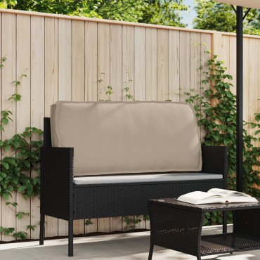 vidaXL Μαξιλάρι Παλέτας για Υποστήριξη Πλάτης Taupe 120x40x12cm Υφαντό ύφασμα