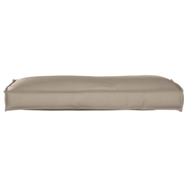 vidaXL Μαξιλάρι Παλέτας για Υποστήριξη Πλάτης Taupe 120x40x12cm Υφαντό ύφασμα