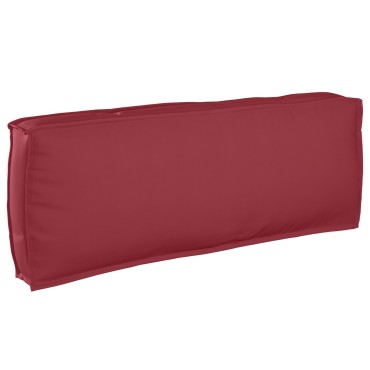 vidaXL Μαξιλάρι Παλέτας για Στήριξη Μπορντό 120x40x12cm Ύφασμα Oxford