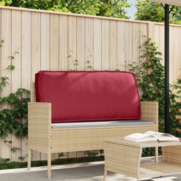 vidaXL Μαξιλάρι Παλέτας για Στήριξη Μπορντό 120x40x12cm Ύφασμα Oxford