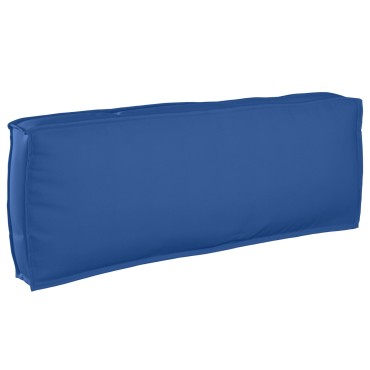 vidaXL Μαξιλάρι Παλετών για Πλάτη Μπλε Royal 120x40x12cm Ύφασμα Oxford