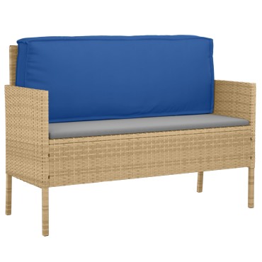 vidaXL Μαξιλάρι Παλετών για Πλάτη Μπλε Royal 120x40x12cm Ύφασμα Oxford
