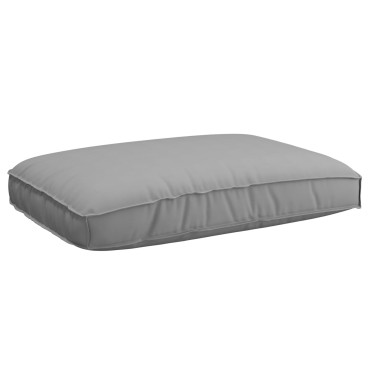 vidaXL Μαξιλάρι Παλέτας για Καθίσμα Γκρι 120x80x12cm Πολυεστέρα