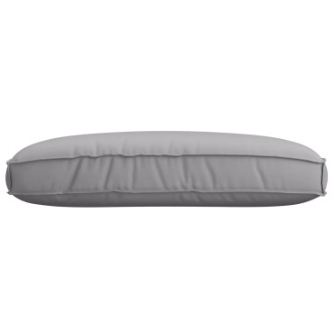 vidaXL Μαξιλάρι Παλέτας για Καθίσμα Γκρι 120x80x12cm Πολυεστέρα