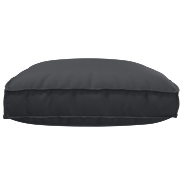 vidaXL μαξιλάρι παλετών  για κάθισμα Μαύρο 120x80x12cm ύφασμα οξφόρδη