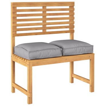 vidaXL Μαξιλάρια Παλέτας για Θέση 2 τεμ Γκρι 40x40x8cm Ύφασμα Oxford