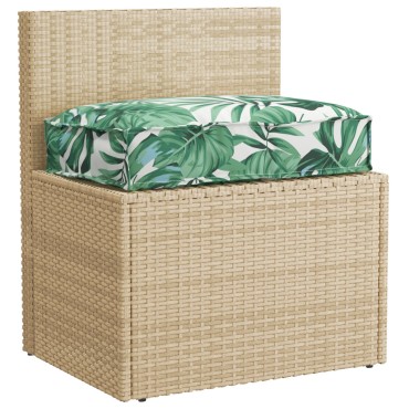 vidaXL Μαξιλάρι Παλέτας με Μοτίβο Φύλλων 60x40x8cm Oxford Fabric