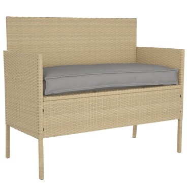 vidaXL Μαξιλάρι Παλετών για Παγκάκι Γκρι 100x40x8cm Υλικό Oxford