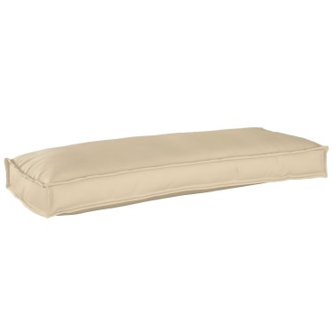 vidaXL Μαξιλάρι Παλέτας για Πάγκο Μπεζ 100x40x8cm υφασμάτινο