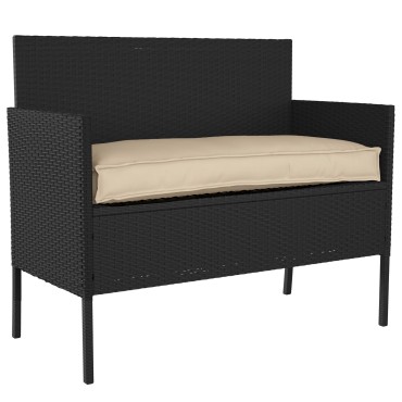 vidaXL Μαξιλάρι Παλέτας για Πάγκο Μπεζ 100x40x8cm υφασμάτινο