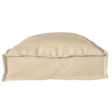 vidaXL Μαξιλάρι Παλέτας για Πάγκο Μπεζ 100x40x8cm υφασμάτινο