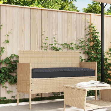 vidaXL Μαξιλάρι Παλέτας για Πάγκο Μαύρο 100x40x8cm Υφασμάτινο