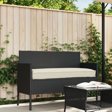 vidaXL Μαξιλάρι Παλέτας για Πάγκο Κρεμ 110x40x8cm Υφασμάτινο