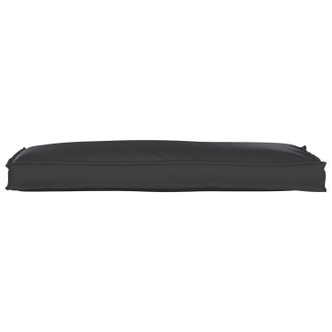 vidaXL Μαξιλάρι Παλέτας για Πάγκο Μαύρο 110x40x8cm Oxford Fabric