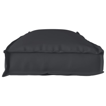 vidaXL Μαξιλάρι Παλέτας για Πάγκο Μαύρο 110x40x8cm Oxford Fabric