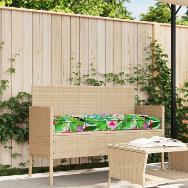 vidaXL Μαξιλάρι για Παγκούς Τροπική Ζούγκλα 110x40x8cm Υφασμάτινο Oxford