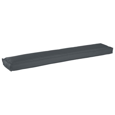 vidaXL Μαξιλάρι Πλατώ για Παγκάκι Ανθρακί 200x40x8cm Oxford Fabric
