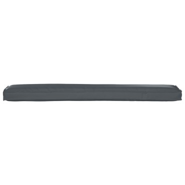 vidaXL Μαξιλάρι Πλατώ για Παγκάκι Ανθρακί 200x40x8cm Oxford Fabric