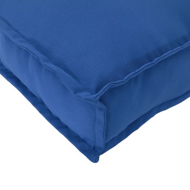 vidaXL Μαξιλάρι Εξωτερικού Χώρου Σετ 2 Royal Blue Πολυεστέρας Κανονικό 40x180x8cm