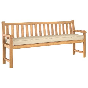 vidaXL Μαξιλάρια Παλέτας για Πάγκο 2 τεμ. Μπεζ 200x40x8cm Υφάσμα Oxford