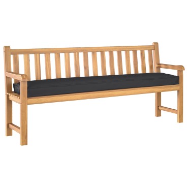 vidaXL Μαξιλάρια Παλετών για Πάγκο 2 τεμ Μαύρο 200x40x8cm Πολυεστέρα