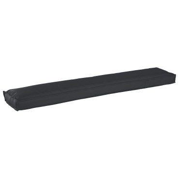 vidaXL Μαξιλάρια Παλετών για Πάγκο 2 τεμ Μαύρο 200x40x8cm Πολυεστέρα