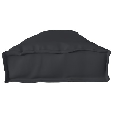 vidaXL Μαξιλάρια Παλετών για Πάγκο 2 τεμ Μαύρο 200x40x8cm Πολυεστέρα