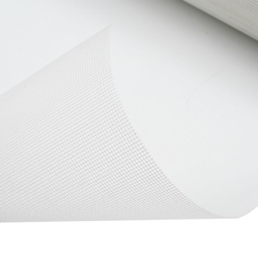 vidaXL Σκουρόχρωμο δίχτυ εντόμων Λευκό 112x1000 εκ Φιμπεργκλάς