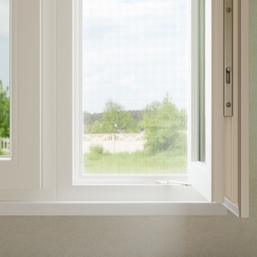 vidaXL Δίχτυ προστασίας εντόμων Λευκό 112x2000 εκ Fibreglass