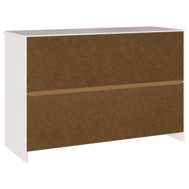 vidaXL Σύνθετο "DRAMMEN" Λευκό 114x43x75,5cm Ξύλο Πεύκου 1 τεμ.