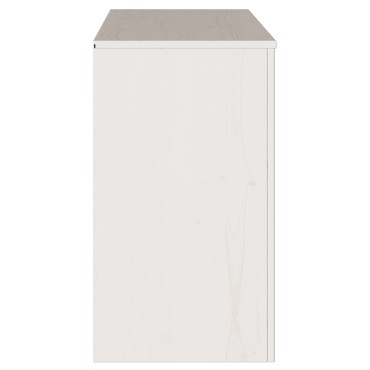 vidaXL Σύνθετο "DRAMMEN" Λευκό 114x43x75,5cm Ξύλο Πεύκου 1 τεμ.