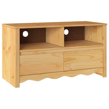 vidaXL Ντουλάπι TV Drammen Δρυς 99x43x55cm Μασίφ ξύλο πεύκου