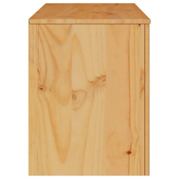 vidaXL Τηλεοπτική Βάση "DRAMMEN" 99x43x55cm Μασίφ Ξύλο Πεύκου