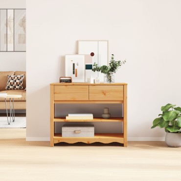 vidaXL Τραπέζι Κονσόλας ""DRAMMEN"" 89,5x37x73cm από Μασίφ Ξύλο Πεύκου