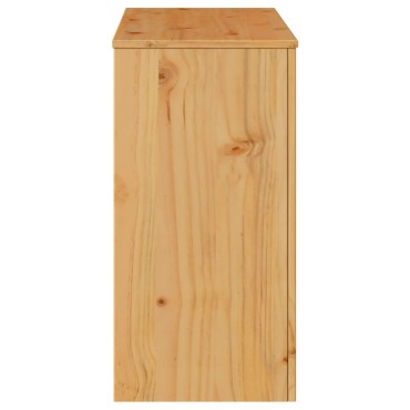 vidaXL Τραπέζι Κονσόλας ""DRAMMEN"" 89,5x37x73cm από Μασίφ Ξύλο Πεύκου
