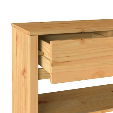 vidaXL Τραπέζι Κονσόλας ""DRAMMEN"" 89,5x37x73cm από Μασίφ Ξύλο Πεύκου