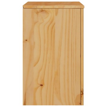 vidaXL Κομοδίνο ""DRAMMEN"" 45x35x56cm Μασίφ ξύλο πεύκου 1 τεμ.